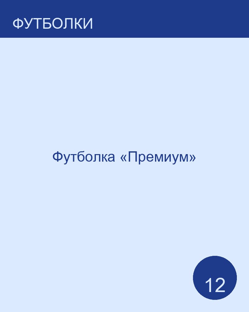 Футболка «Премиум»